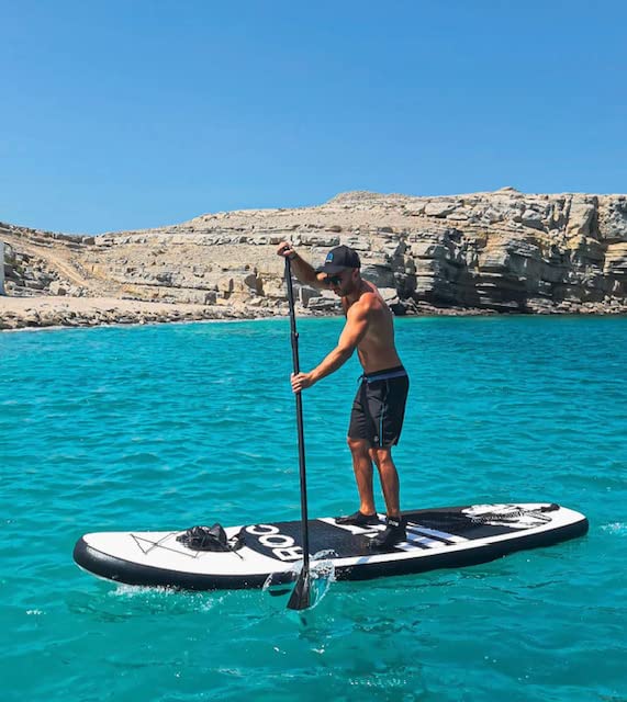 Roc Inflatable Stand Up Paddle Boards with Premium SUP Paddle Board Accessories, Wide Stable Design, Non-Slip Comfort Deck for Youth & Adults