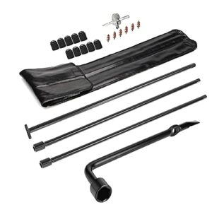 dr.roc compatible with spare tire tool kit with bag 2005-2019 nissan frontier titan pathfinder 2005-2015 amanda xterra and infiniti 2013-2020 select models