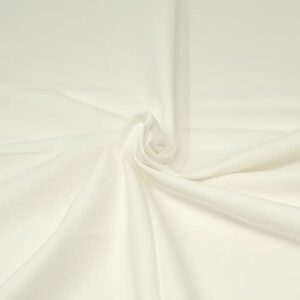 roc-lon 90″ 100% cotton bleached permanent press, cut by yard, white