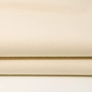 Roc-Lon 90" 100% Cotton Unbleached Permanent Press, Cut by Yard, Off-White