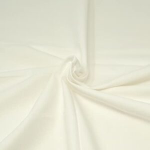 Roc-Lon 107/108" 100% Cotton Bleached Permanent Press, Cut by Yard, White