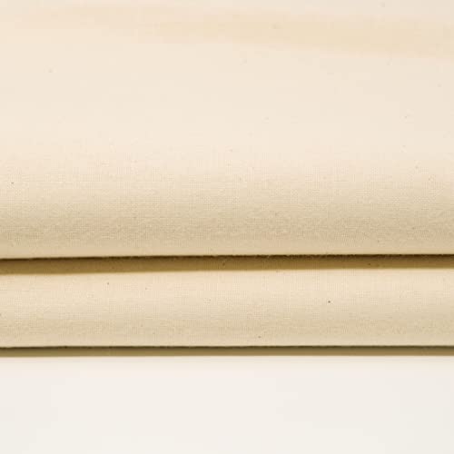 Roc-Lon 118/120" 100% Cotton Unbleached Permanent Press, Cut by Yard, White