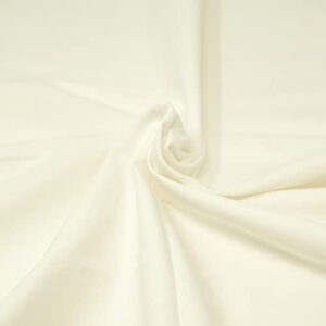 Roc-Lon 36/38" 100% Cotton Bleached Premium Quality Muslin, Cut by Yard, Off-White