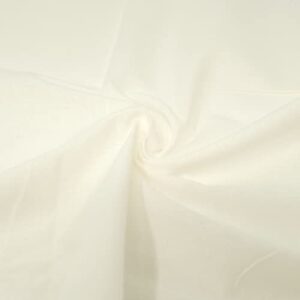 roc-lon 36/38″ 100% cotton bleached ll utility, cut by yard, white