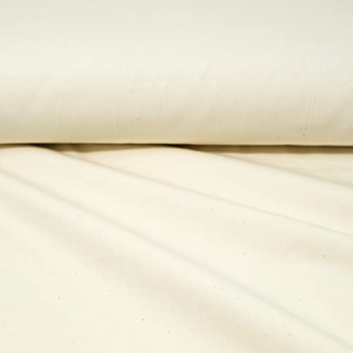 Roc-Lon 44/45" 100% Cotton Unbleached Ava-Lon Permanent Press, Cut by Yard, Multicolor