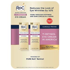 roc retinol correxion eye cream 2-pack 0.5 oz (15ml) each