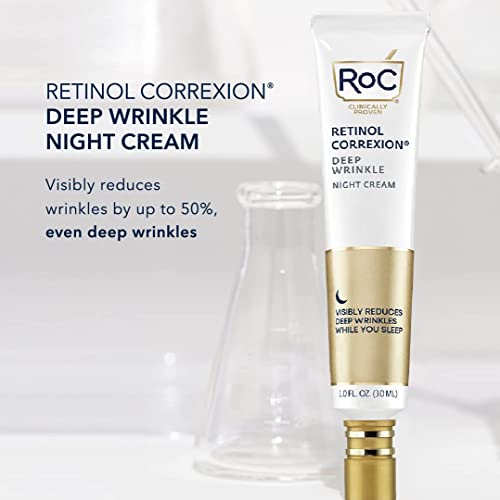 Roc Retinol Correxion Deep Wrinkle Night Cream 1oz (2 Pack)