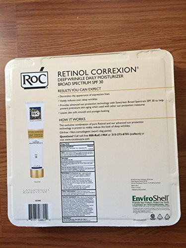 ROC Retinol Correxion Deep Wrinkle Daily Moisturizer SPF 30 (1.0oz X 2)