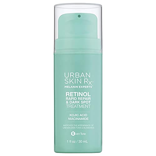 Urban Skin Rx® Retinol Rapid Repair and Dark Spot Treatment | Fast-Absorbing, Fragrance-Free Treatment Targets Hyperpigmentation, Fine Lines, and Blemishes, Formulated with Niacinamide | 1.0 Fl Oz