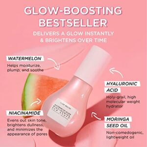 Glow Recipe Watermelon Glow Niacinamide Dew Drops Brightening Serum with Hyaluronic Acid & Moringa Oil + Vitamin E - Hydrating Lightweight Face Serum + Hyperpigmentation Treatment (40ml)