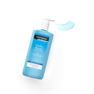 Neutrogena Hydro Boost Body Moisturizing Gel Cream with Hyaluronic Acid, Non-Greasy & Fast Absorbing, Lightweight Hydrating Body Lotion for Normal to Dry Skin, Paraben- & Dye-Free, 16 oz