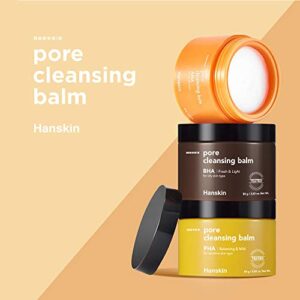Hanskin BHA Pore Cleansing Balm, Gentle Blackhead Cleanser and Makeup Remover for Combination and Oily Skin [BHA/2.82 oz]