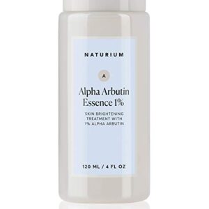 Naturium Alpha Arbutin Acid Essence 1% with Beta-Glucan, Skin Brightening Treatment, 4.0 oz