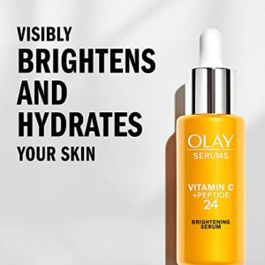 Olay Vitamin C + Peptide 24 Brightening Face Serum + Whip Moisturizer Travel/Trial Size Gift Set