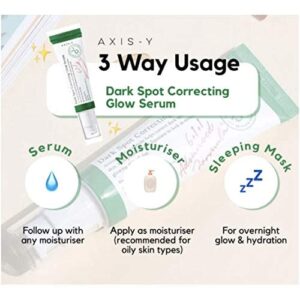 AXIS-Y Dark Spot Correcting Glow Serum 0.16 fl. oz. | Brightening, Dark Spot Treatment, Anti-Aging, Acne Scars, Fine Lines, Hyperpigmentation, and Dark Circles