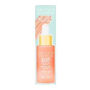 Pacifica Beauty, Glow Baby Booster Serum For Face, Vitamin C and Glycolic acid, Brightens and Supports, For All Skin Types, Fragrance Free, Clean Skin Care, Vegan and Cruelty Free