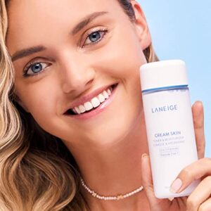 LANEIGE Mini Cream Skin Toner & Moisturizer: 2-in-1 Amino Acid Rich Liquid, Soothe, Hydrate, and Strengthen Skin's Moisture Barrier, 1.6 fl. oz.