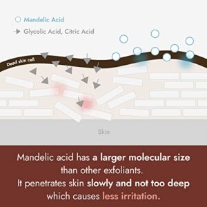 [BY WISHTREND] Mandelic acid 5% Skin prep water, Gentle skin exfoliator for face, Aha Bha toner, Essence, Ideal for sensitive skin | Helping clogged pores and pigmentation (4.1 Fl Oz (Pack of 1))