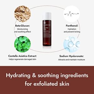 [BY WISHTREND] Mandelic acid 5% Skin prep water, Gentle skin exfoliator for face, Aha Bha toner, Essence, Ideal for sensitive skin | Helping clogged pores and pigmentation (4.1 Fl Oz (Pack of 1))