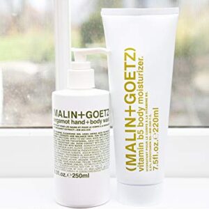 Malin + Goetz Essential Bergamot Hand + Body Wash—purifying, hydrating hand + body wash for men + women. for all skin types, even sensitive. No stripping or irritation. Cruelty-free + vegan 8.5 Fl oz