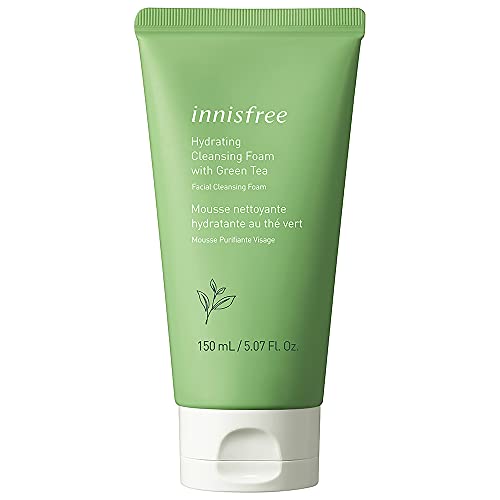 innisfree Green Tea Hydrating Cleansing Foam Creamy Face Cleanser