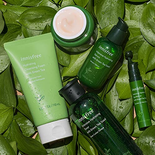 innisfree Green Tea Hydrating Cleansing Foam Creamy Face Cleanser