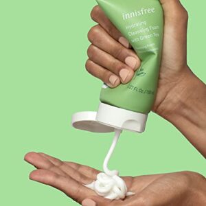 innisfree Green Tea Hydrating Cleansing Foam Creamy Face Cleanser