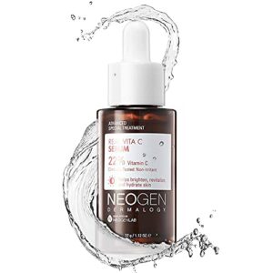 DERMALOGY by NEOGENLAB Vitamin C Serum 22% with Pure Ascorbic Acid,vitamin complex (Vitamin E, Vitamin B5) and Niacinamide -1.12 fl oz (1.12 Fl Oz (Pack of 1))