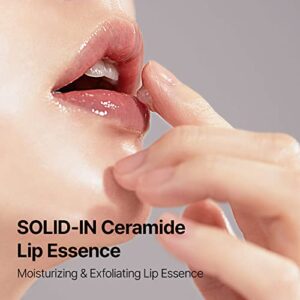 Torriden SOLID In Ceramide Lip Essence 0.37 Oz, Moisturizing Lip Essence for Glowy, Dewy, Plumped, and Radiant Lip with Organic Jojoba Seed Oil, Ceramides, and Fuligo Wax