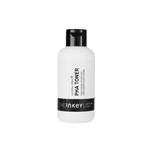 the inkey list polyhydroxy acid toner, gentle chemical pha exfoliant for sensitive skin, improve skin texture and hydration, 3.38 fl oz