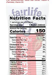 Fairlife Protein Shakes Variety Pack | Nutrition Plan | High Protein | Sampler | Chocolate, Vanilla, Strawberry, and Salted Caramel Shake Flavor Variety | 8 Pack - 11.5 oz Each Bottle | Niro Assortment