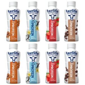 Fairlife High Protein Nutrition Plan Protein Shake Variety Sampler - 11.5 Fl Oz (8-Pack)