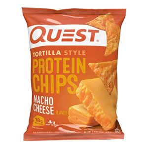Quest Tortilla Style Protein Chips Variety Pack, Chili Lime, Nacho Cheese, Loaded Taco, 12 Count