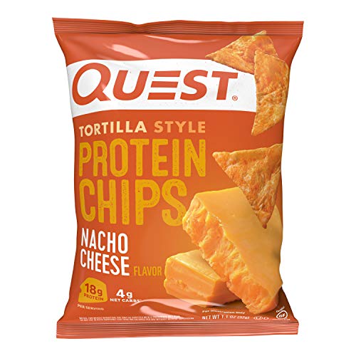 Quest Tortilla Style Protein Chips Variety Pack, Chili Lime, Nacho Cheese, Loaded Taco, 12 Count