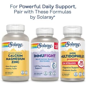 Solaray Once Daily Adult 50+ Complete Multivitamin for Women & Men, Essential Vitamins & Chelated Minerals for Healthy Energy, Heart, Brain & Immune Support, With CoQ10 & Lutein, Iron Free, 90 VegCaps