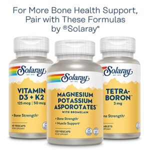 Solaray Calcium Magnesium Citrate 2:1 w/ Vitamin D-3, 30 Serv, 180 Caps