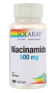 niacinamide 500mg solaray 100 vegcaps