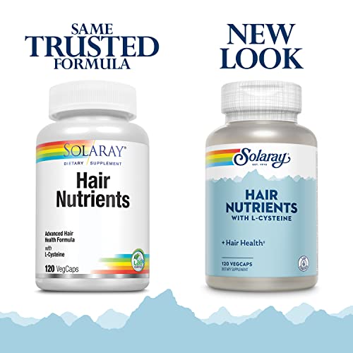 SOLARAY Hair Nutrients Capsules | 120 Count