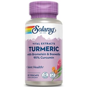 solaray – guaranteed potency turmeric root extract, 200 mg | 60 capsules