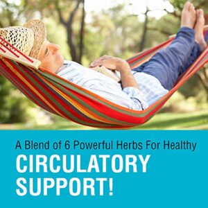 SOLARAY Circulation Blend SP-11B | Herbs & Cell Salt for Healthy Circulatory System Support | 50 Servings | 100 VegCaps