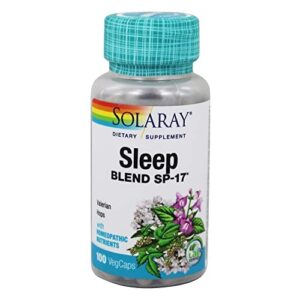 solaray sleep blend sp-17, 100 vegcaps