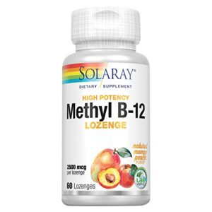 solaray, b-12 methyl lozenge, 60 count