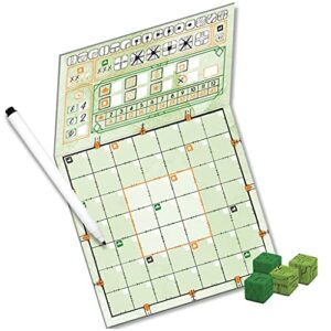 Railroad Ink Challenge: Lush Green Edition - Roll Dice and Draw Railways and Routes, Goal Cards to Expand Your Rail Map - Expansion Dice Included, Plays with 1-6 players, 20-30 mins, Ages 8 & Up