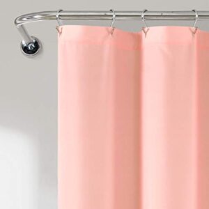 Lush Decor, Blush and Gray Umbre Fiesta Shower Curtain, 72" x 72"