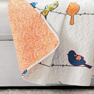 Lush Decor Rowley Birds Throw Blanket, 50" x 60", Multi