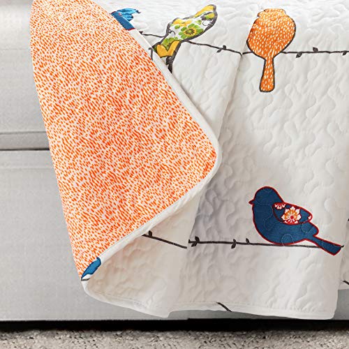 Lush Decor Rowley Birds Throw Blanket, 50" x 60", Multi