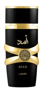 lattafa perfumes asad for unisex eau de parfum spray, 3.4 ounce