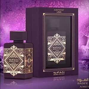 Lattafa Perfumes Bade'e Al Oud for Glory EDP - Eau de Parfum 100ml (3.4 oz) | Agarwood, Patchouli, Blend of Spicy Pepper & Classic | Turkish / Bulgarian Rose, & Jasmine | Vanilla, Amber, & Oud