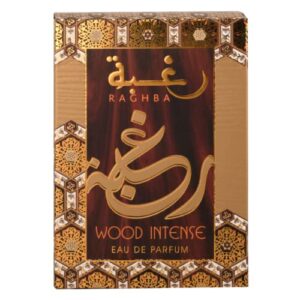 Lattafa Raghba Wood Intense for Unisex Eau de Parfum Spray, 3.4 Ounce