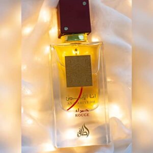 Lattafa Perfumes Ana Abiyedh Rouge Unisex EDP - Eau De Parfum 60ml(2 oz) I Saffron, Bitter Almonds Scents I